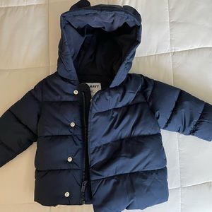Warm Water resistance baby boy fleece snow jacket